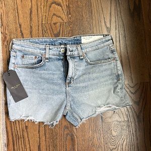 Rag & Bone Women’s Low rise denim shorts. NWT.